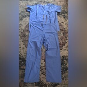 Light Blue Scrub Set